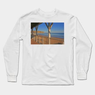 Verandah with a view, Swanage, January 2023 Long Sleeve T-Shirt
